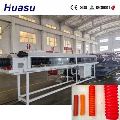 Single Wall Spiral Corrugated Pipe Extrusion Line Creating Electric Cable Conduit with Competitive Spiral Pipe Extrusion Line