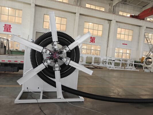 Single Wall Corrugated Pipe Machine Corrugated Pipe Extrusion Line Suitable for Production of PVC PE MPP HDPE PP Pipes