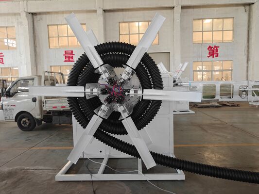 Single Wall Corrugated Pipe Machine Corrugated Pipe Production Line Utilizing Single Screw for and Stable Pipe Extrusion