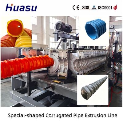 Underground Sewage Pipe Production PP Pipe Extrusion Line Polypropylene PP Manufacturing Corrugated Pipe Pipeline System