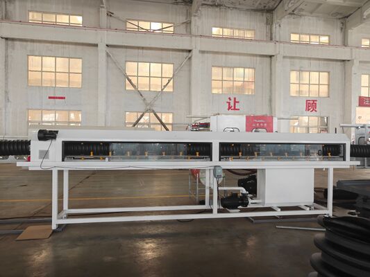 Single Screw Extruder Double wall corrugated Pipe Extrusion Line for durable pipe production and processing